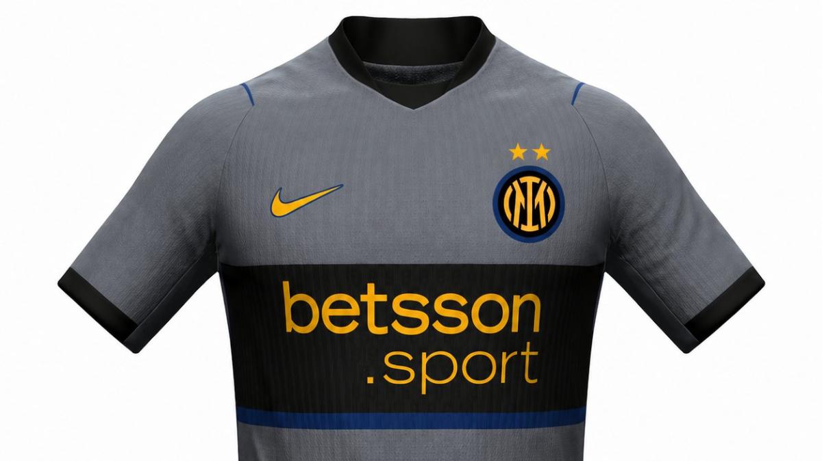 Terza maglia Inter 2026/27, le indiscrezioni: una sola striscia orizzontale