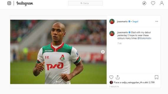 Joao Mario: "Felice per il debutto. Ho una speranza"