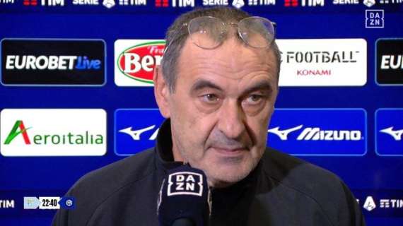 Sarri: “Stiamo perdendo solidità”. Ma la Lazio ha corso di più della Fiorentina. Il dato