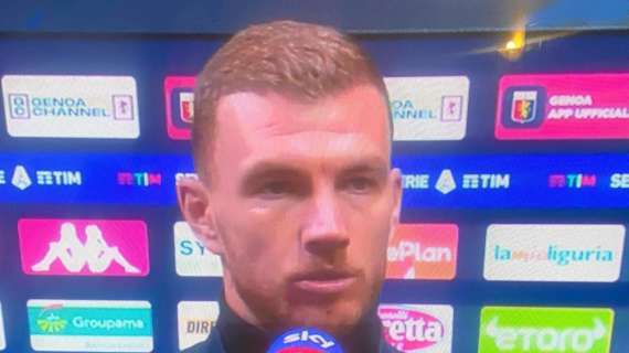 Dzeko a Sky: "Genoa diverso rispetto all'andata. Siamo in controllo, c'è stata stanchezza mentale"