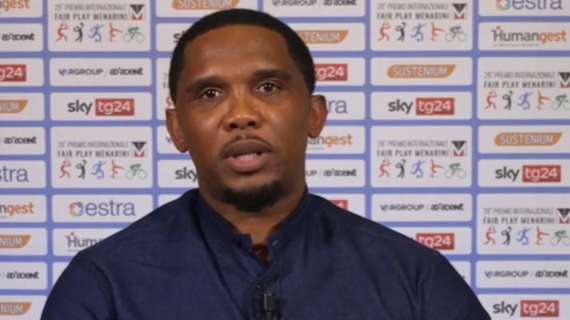 Eto'o: "Moratti presidente che tutti vorrebbero. Auguro all'Inter la Champions, magari quest'anno"