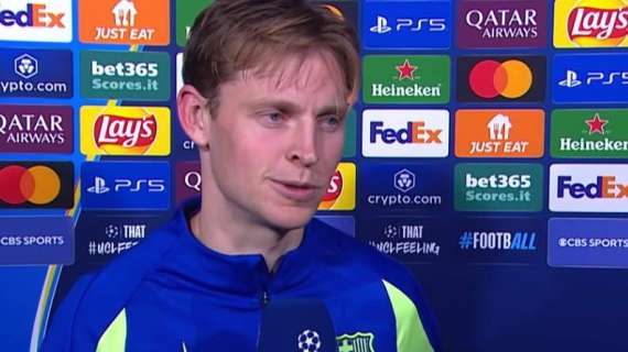 Barcellona, De Jong: "Momento chiave? Dura da accettare dopo il 3-3. Meriti all'Inter perché..."