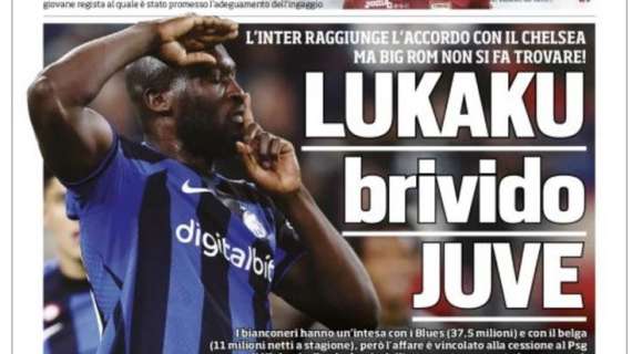 Prima TS - Lukaku brivido Juve: il voltafaccia dell'attaccante sconcerta i nerazzurri