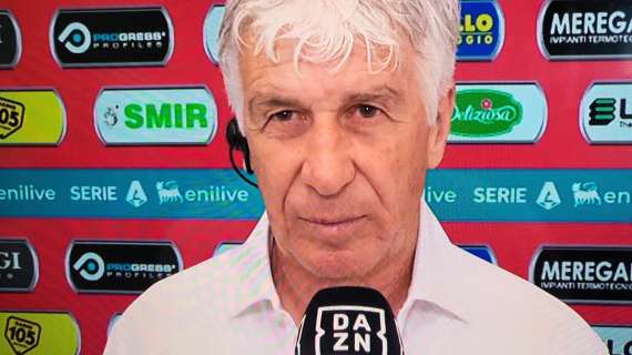Atalanta, Gasperini: "In casa partite un po' sfortunate, con espulsioni dubbie come quella di Ederson"