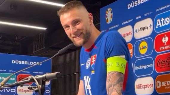 Skriniar, porticina aperta al Napoli: "Mi piacerebbe giocare un giorno con Lobotka"