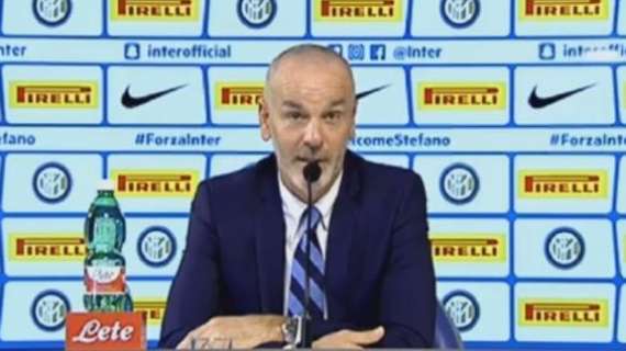 Pioli in conferenza: "Non abituatevi a un modulo. Contento per Brozovic"