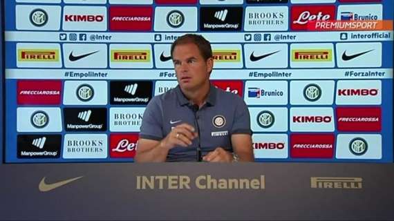 De Boer: "Sento la fiducia del club, il nuovo tecnico avrebbe stessi problemi"