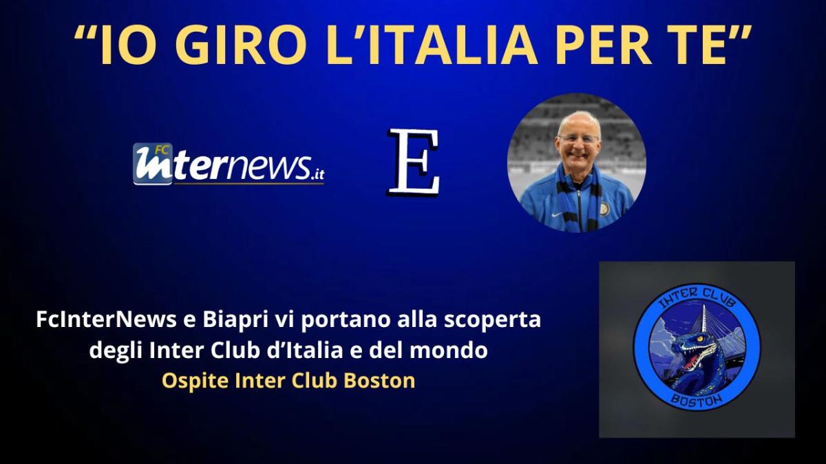 Rivivi la diretta! "IO GIRO L'ITALIA PER TE", ospite INTER CLUB BOSTON. Verso il DERBY: DUMFRIES in dubbio