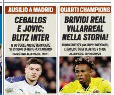 Prima Ts  - Ceballos e Jovic, Ausilio a Madrid: blitz Inter
