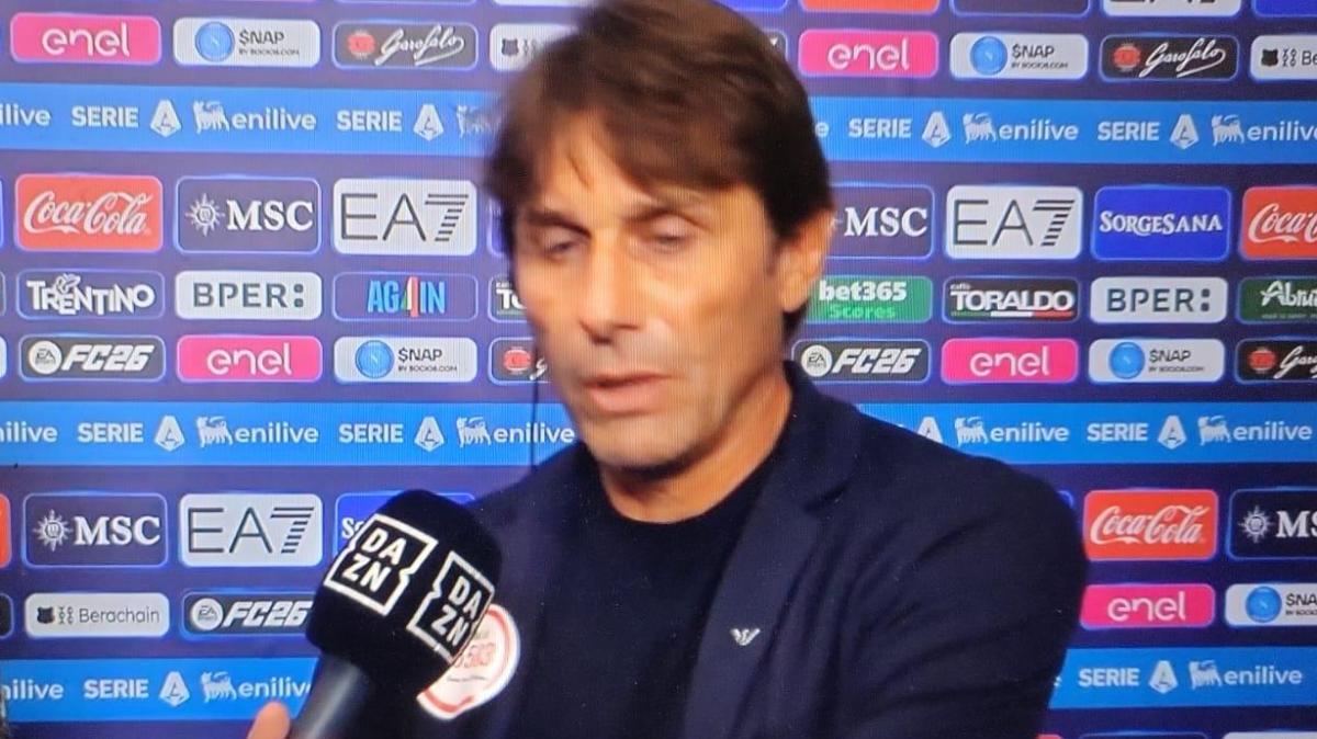 Napoli, Conte contrattacca a DAZN: "Marotta lasci parlare chi ha partecipato alla partita. Io non l'avrei permesso"