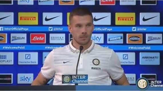 Podolski: "Mancini e Ausilio decisivi per il mio arrivo. Shaqiri un rinforzo"
