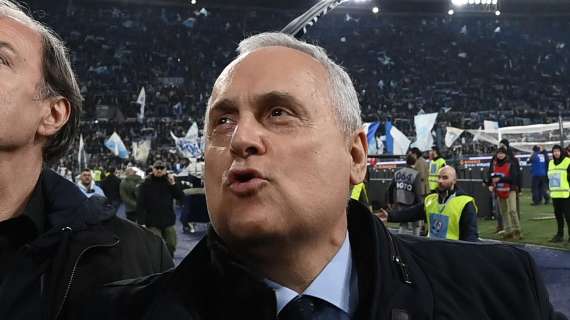Lazio, Lotito: "Con l'Inter è mancato il risultato ma abbiamo giocato con determinazione"