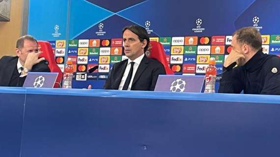 Inzaghi: "Il nostro lavoro non è finito, c'è un primo posto da conquistare. Domani gioca Audero e forse Sanchez"