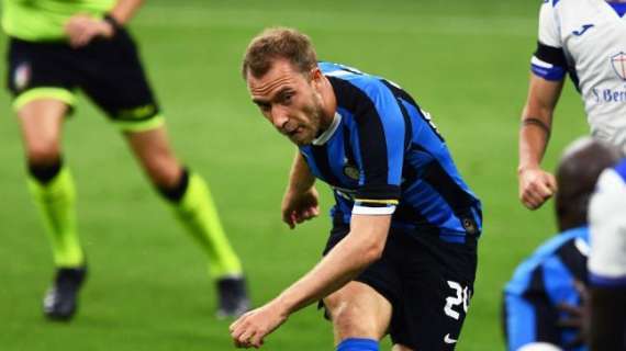 Eriksen si gode la vittoria contro la Samp: "Altri tre punti. Mercoledì ci siamo nuovamente"