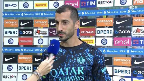 Mkhitaryan a ITV: "Vedremo stasera quanto siamo preparati, giocare è tutta un'altra cosa"