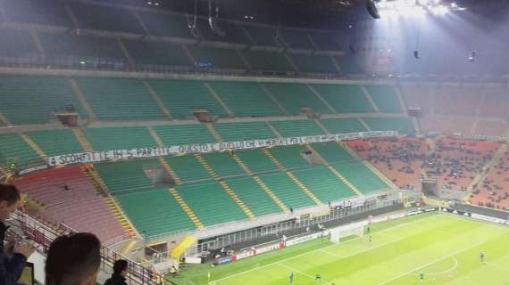 Inter-Sparta Praga senza Curva Nord: "4 sconfitte in 5 gare, vi meritate questo"