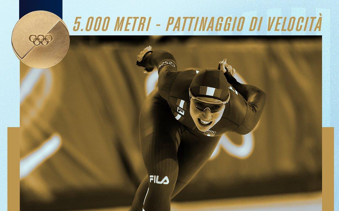 Oro bis per Lollobrigida che porta a casa la 15esima medaglia italiana. I complimenti dell'Inter