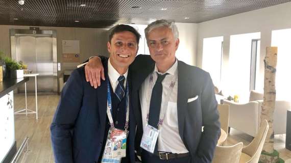 Zanetti incontra Mourinho a Mosca: "Inter feelings al Mondiale"