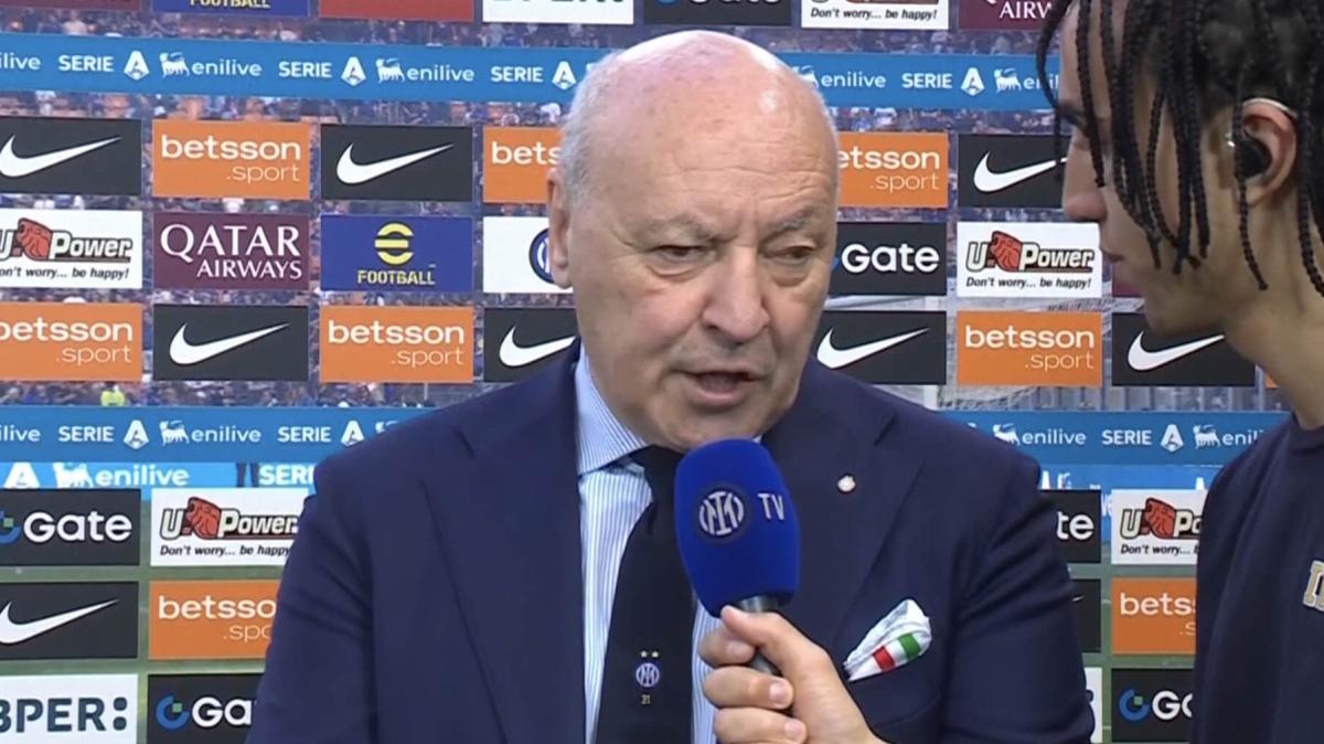 Marotta a ITV: "Oggi è tutto troppo bello. Saremo ambiziosi ma non arroganti"