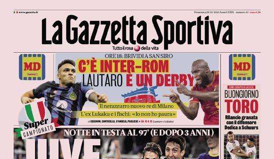 Prima GdS - C'è Inter-Rom. L'ex Lukaku e i fischi: 'Io non ho paura'