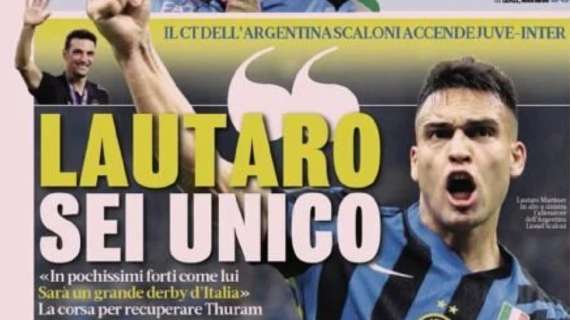 Prima GdS -  Scaloni: "Lautaro sei unico. In pochissimi forti come lui"