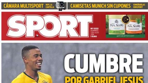 Sport - Barça, vertice per Gabriel Jesus. In settimana il summit per preparare la nuova offensiva