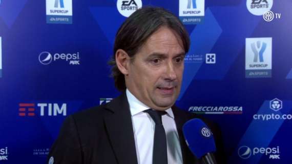 Inzaghi a ITV: "Trofeo importantissimo, altro obiettivo raggiunto. Ce lo godiamo, poi testa a campionato e Champions"