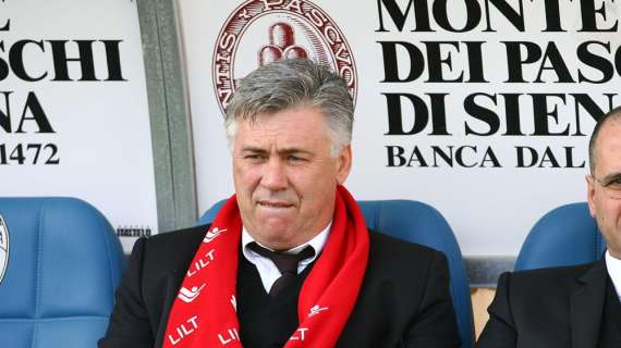 Ancelotti sul derby: "Spero vinca il Milan"