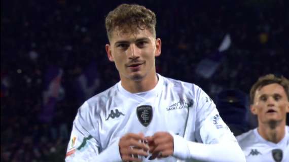 Esposito show, gol del pareggio e rigore decisivo: l'Empoli elimina la Fiorentina dalla Coppa Italia