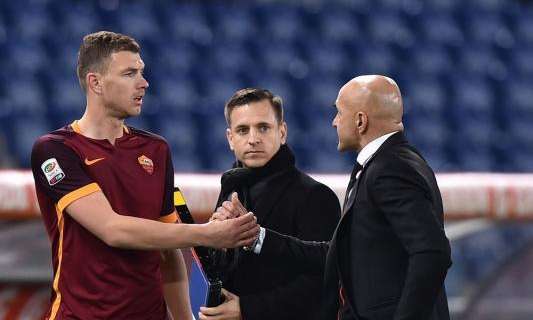 Roma, Spalletti: "Dzeko? Conta la volontà di restare"