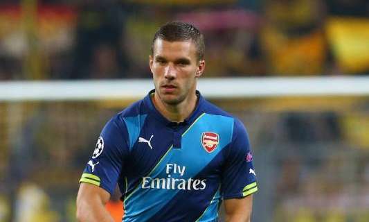 L'Arsenal oggi in campo con il QPR: Podolski fuori?