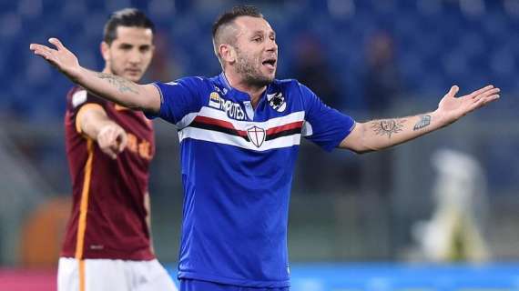 Cassano, lite con Romei: a rischio il futuro alla Samp