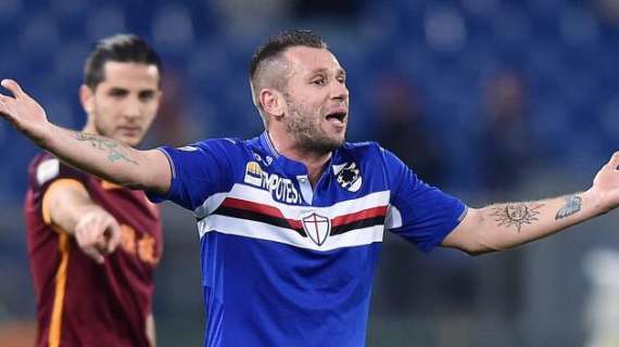 Sampdoria, licenziato Cassano via telegramma