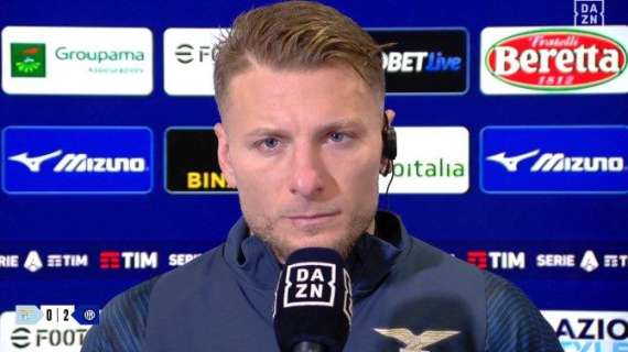 Lazio, Immobile a DAZN: "Stiamo male, mancano i risultati. Non è possibile segnare così poco"