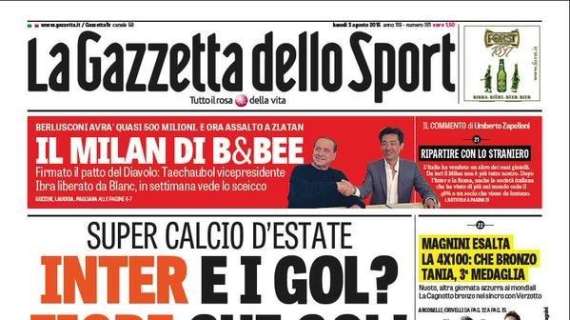 Prime pagine - Inter sconfitta, Jovetic non basta. Matthäus bacchetta Mancini su Shaqiri-Perisic