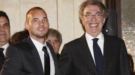 Sneijder: "Io e l'Inter non siamo più al top. Moratti..."