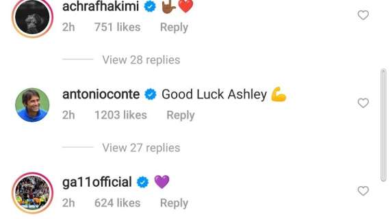Young riparte dall'Aston Villa, il messaggio di Conte: "Good luck Ashley"