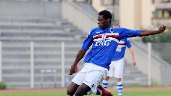 Obiang in azione con la maglia della Sampdoria 