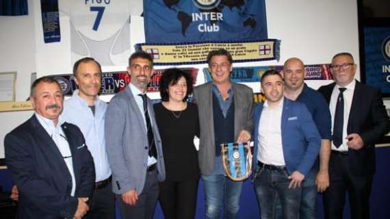 Nicola Berti all'inaugurazione della nuova sede dell'Inter Club Novara