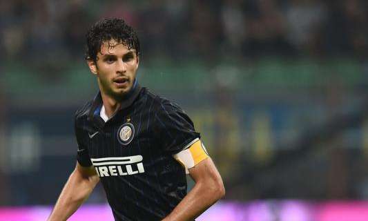 Ranocchia: "Vidic out? Lui l'ha presa bene.  Mancio..."