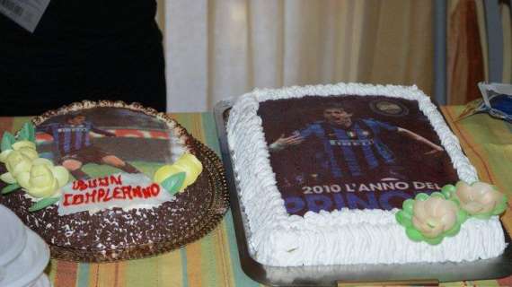 Auguri speciali (con torte) al Principe nerazzurro