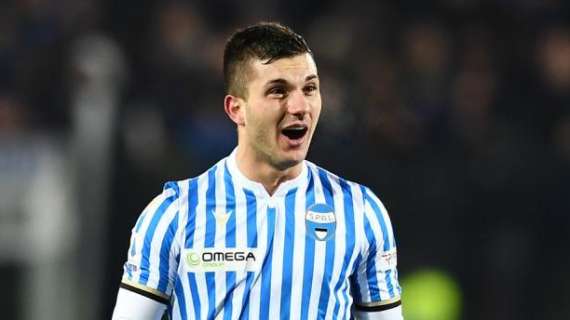 Spal, Strefezza: "Nel primo tempo abbiamo giocato alla pari con l'Inter"