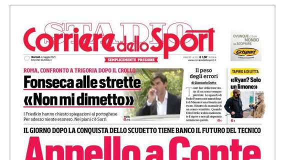 Prima CdS - Appello a Conte. Marotta e l'incognita della crisi: "Spero che Antonio resti all'Inter"
