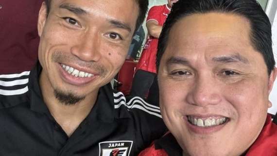 Thohir e Nagatomo, foto in ricordo dei giorni all'Inter. "Yuto uno dei migliori asiatici in Italia"