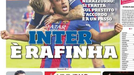 Prima CdS -  Inter è Rafinha. Il brasiliano del Barcellona è diventato l'obiettivo nerazzurro