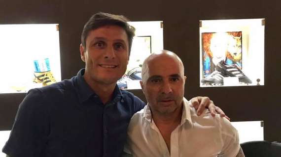 Zanetti e Sampaoli a cena insieme al Botinero