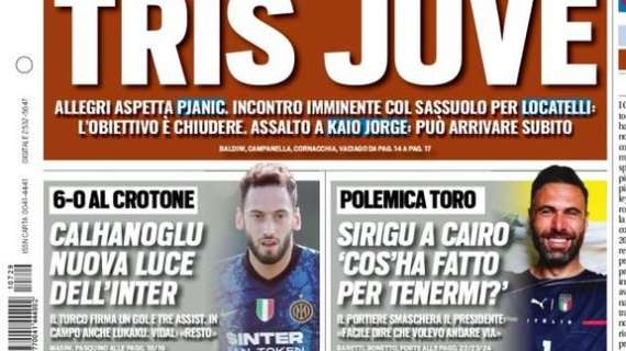 Prima TS - Calhanoglu nuova luce dell’Inter. Vidal: “Resto”