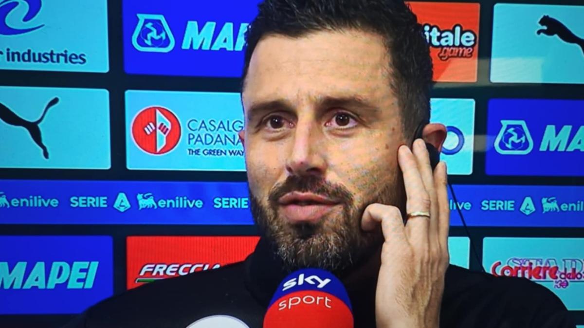 Sassuolo, Grosso a Sky: "Primo tempo di altissimo livello, forse a tratti anche con troppo coraggio"