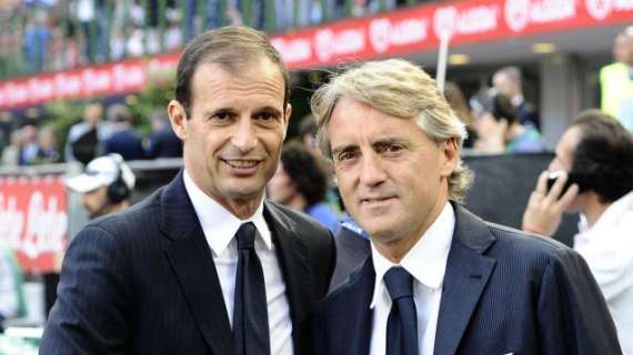 La tattica di Inter-Juve: Mancini conservativo, Allegri punta sui recuperi