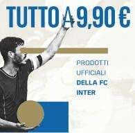 Continua l'offerta per i tifosi dell'Inter: tutto a 9,90 euro sul nostro store